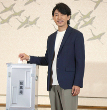 藤木直人「５３歳になっても親に褒められることがあるんだ」衆院選イメージキャラクター就任