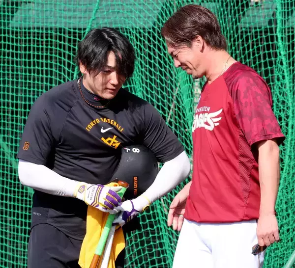 【巨人】丸佳浩が楽天・前田健太と再会　広島時代の１学年先輩に敬意