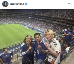 見取り図・盛山「大勝を見届けましたので帰国します！」相方・リリーとメキシコ弾丸観戦　せいやも大喜び