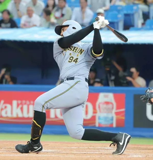 【阪神】新助っ人ガルシア、「５番・左翼」の初スタメン第１打席は３球で空振り三振…森下翔太は下半身のコンディション不良でベンチスタート