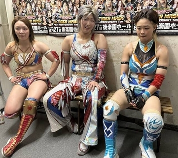 「みちのく」ＭＩＲＡＩ、Ｓａｒｅｅｅ＆彩羽匠と初トリオで快勝も不満「スパーク・ラッシュとは対角が楽しい」…８・２７後楽園ホール全成績