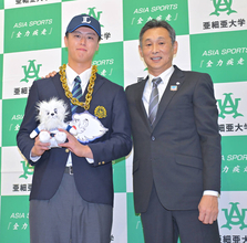 【ドラフト】西武１位の亜大・川尻啓人が「日本一の投手」の誓い　ウィークポイントの即戦力右腕補強に成功