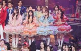 【レコ大】「ＣＵＴＩＥ　ＳＴＲＥＥＴ」、左足首剥離骨折の古澤里紗は椅子に座って歌唱「ありがとうございます！」