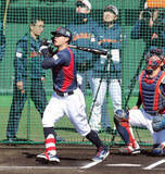 「佐藤輝明、打席でのルーチン「ちょっと考えないと」侍ジャパン合宿のライブBPでピッチクロック体験」の画像1