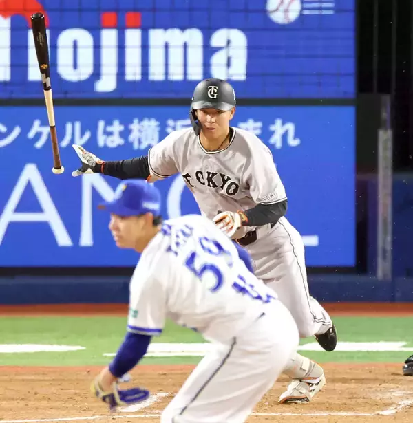 【巨人】ドラフト４位・皆川岳飛がプロ初安打　１６日に１軍昇格　堅守功打の即戦力外野手