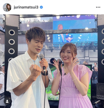 新婚の松井珠理奈、夫婦ショットを公開　「岐阜のジャイアン」夫と歌唱に「わぁ嬉しい」「可愛すぎます」