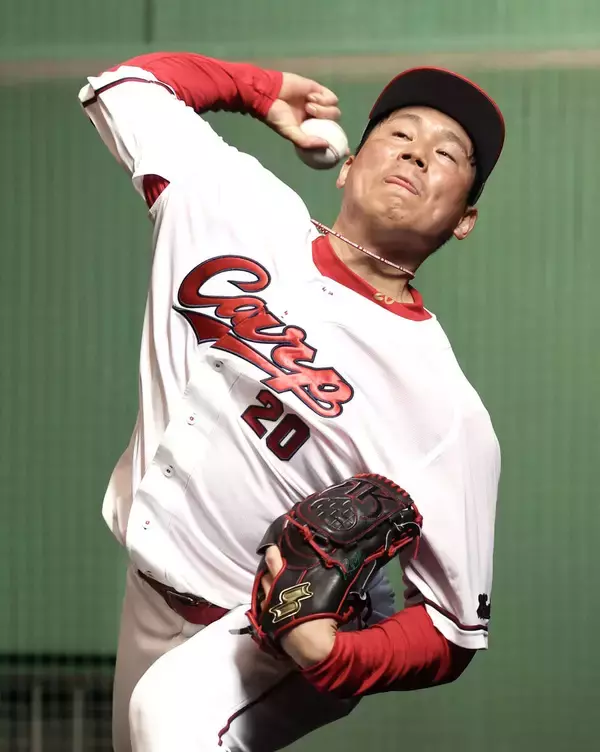 【広島】栗林良吏がキャンプ初日に６５球「１日目からこんなに投げたことがない」先発転向へハイペース調整