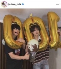 Ｍ！ＬＫ・山中柔太朗、インスタフォロワー１００万人突破！佐野勇斗と２ショットで祝福「恩返しできるように」