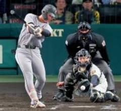 【巨人】皆川岳飛がプロ初出場　初打席は空振り三振「まだ１年目なのでがむしゃらにやりたい」