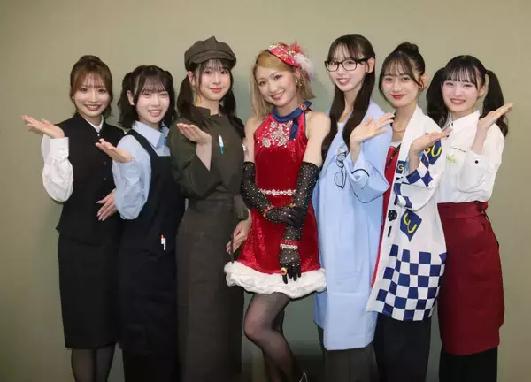 もしもＮＭＢ４８が店員だったら…コスプレ披露　芳賀礼は加入前にバイト３つ掛け持ち「制服懐かしかった」