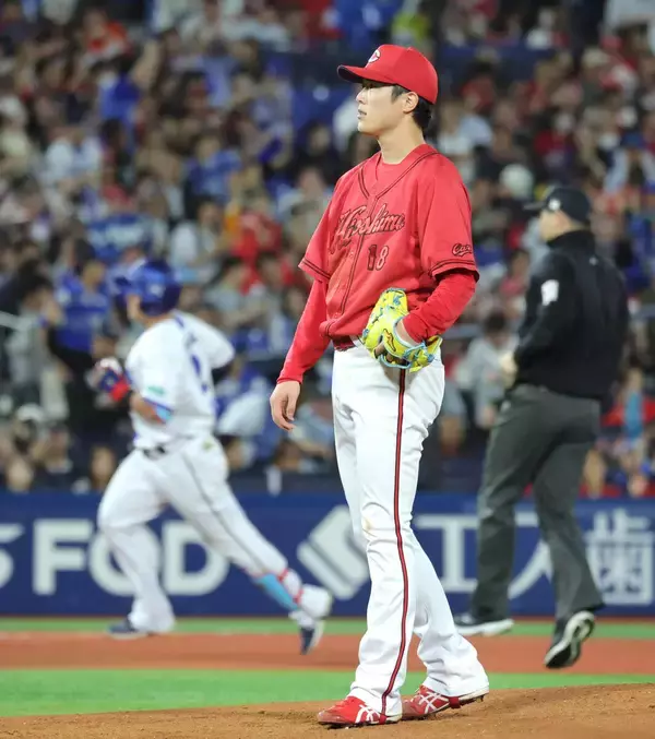【広島】森下暢仁、ＤｅＮＡ・牧秀悟の２発に沈む…６回３失点で降板　中１１日のマウンドで昨季に並ぶ６勝目逃す