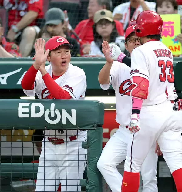 【広島】新井貴浩監督「本来の姿」６勝目の森下暢仁を称賛　４号ソロの佐々木泰は「少しずつ成長している」／一問一答