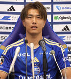 「町田に新加入の小川航基が入団会見「優勝に貢献できるように頑張って行きたい」背番号は９…テレビカメラ１０台が集結」の画像1