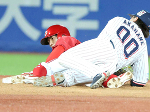 【広島】辰見鴻之介がプロ野球新記録！　代走だけで２６盗塁「だいぶ前からボードを見せられていたんでよかった」７９年・藤瀬史朗超え　新井貴浩監督「超警戒されている中で塗り替えた」