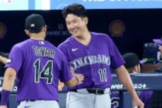 ロッキーズ菅野智之「和真にやられた」と今季初勝利を逃した理由を語る　こん身の１球を見逃した後輩・岡本に「間違いなく活躍する」