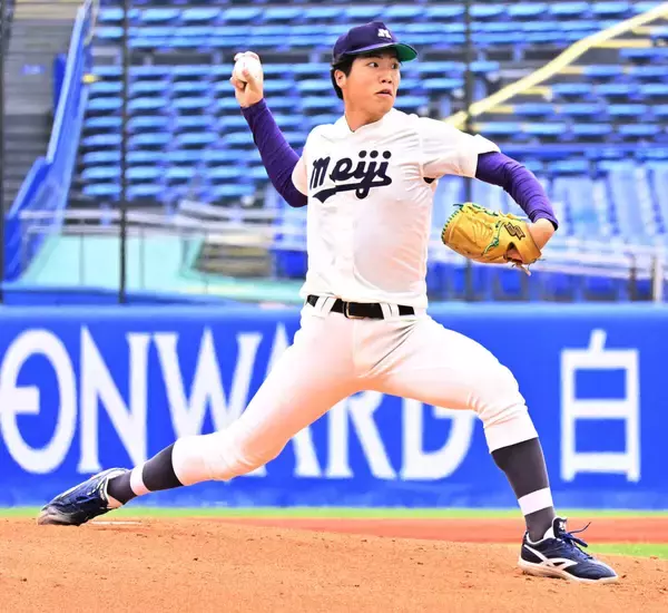 【大学野球】明大が延長戦の末に法大を破り先勝　１１回２死から光弘帆高の適時二塁打で先制、先発の平嶋桂知は８回無失点の好投