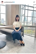 「クレオパトラ由美子様！」テレ朝・松尾由美子アナの佇まいにドッキリ「品位が有るなぁ」「麗しい」「ゾッコンです」
