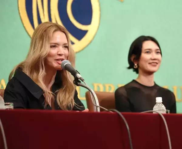 カンヌ映画祭女優賞のヴィルジニー・エフィラ　岡本多緒と女優賞受賞し「一緒に賞を受けることができて幸せ」…凱旋会見で喜びを報告