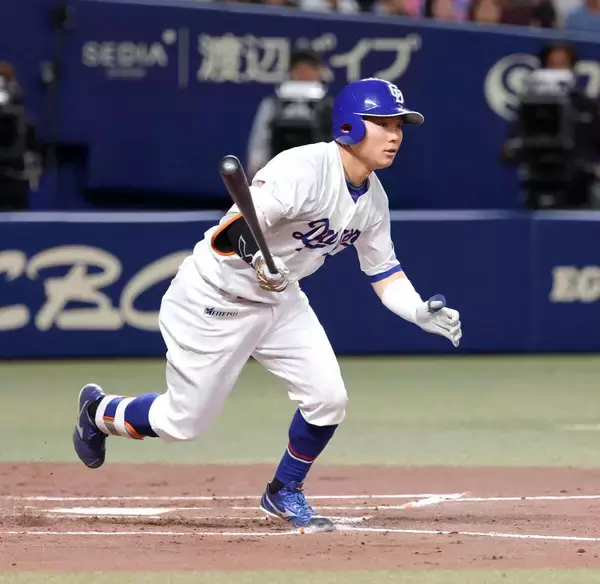 【中日】塩結び効果！？村松開人が走者一掃の勝ち越し三塁打「抜けてくれて良かった」　取られたら取り返す　阪神戦今季初勝利の前日に続いて逆転成功