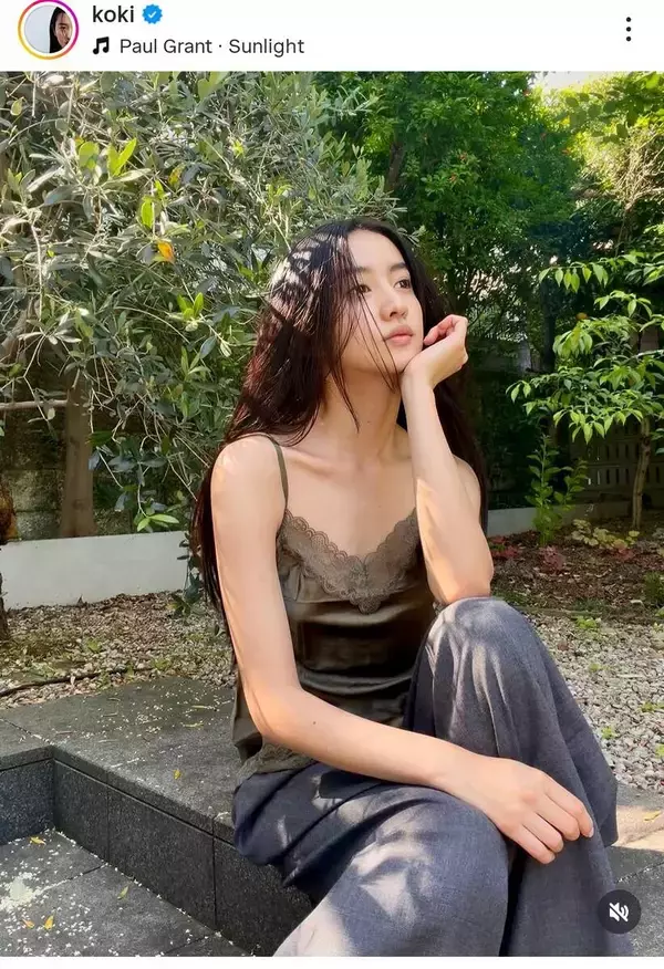 Ｋｏｋｉ，美ぼう際立つ姿！キャミソールで抜群スタイルに「いいね！」続々…デビューから８年
