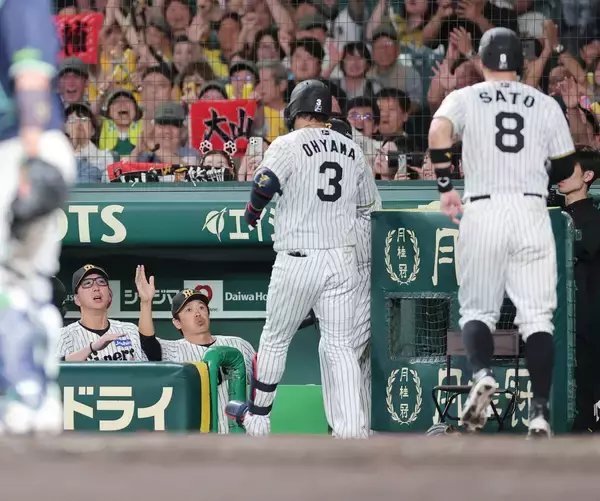【阪神】大山悠輔、４戦４発の１１号２ラン「勝ちにつながるように、また明日」８回に１点差に詰め寄る一撃も…３連勝ストップ