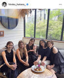「畑野ひろ子、人気モデルらとの女子会ショットが「本当に綺麗」「みんなお顔がちいちゃすぎ」」の画像1