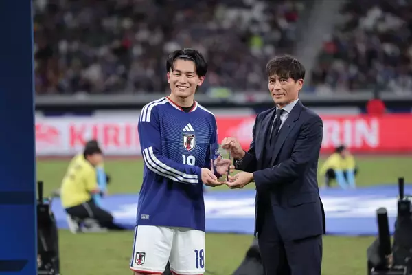 上田綺世、４戦４発に「もっとチームに貢献出来るシーンがあった…」　１５年ぶりキリンカップ制覇も満足せず　