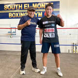 「世界ランク１位のチャオズ箕輪、ゴロフキンの元トレーナーの指導受け米国合宿中「さらに強くなって帰ってきたい。ありがとうギョーザいます！」」の画像1