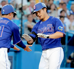 【中日】板山祐太郎が６号先制ソロ　７月９日以来のスタメン起用に一発回答「積極的に振りにいこうと思っていた」