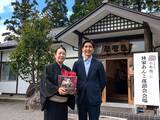「来春真打ちの女流落語家・林家あんこ、長野・小布施町で「北斎の娘」披露落語会！傑作「八方睨み鳳凰図」所蔵・岩松院の超満員高座、大宮透町長「ぜひ、友好大使に」」の画像1