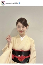 元乃木坂４６・阪口珠美、着物姿にうっとり…「和服も美人」「とーっても似合ってる」「すてき」絶賛の嵐