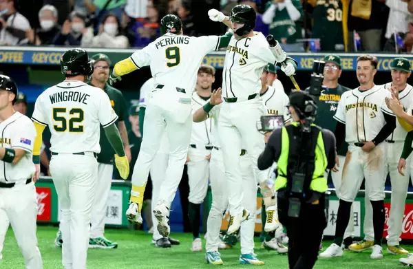 【ＷＢＣ】大会１号は豪州のパーキンス　５回に先制２ラン　熱狂的な台湾応援団も沈黙＆ため息