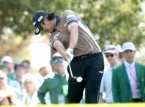 初日最下位の片岡尚之は１番をバーディー発進で反撃ののろし　今季メジャー初戦マスターズ第２ラウンド