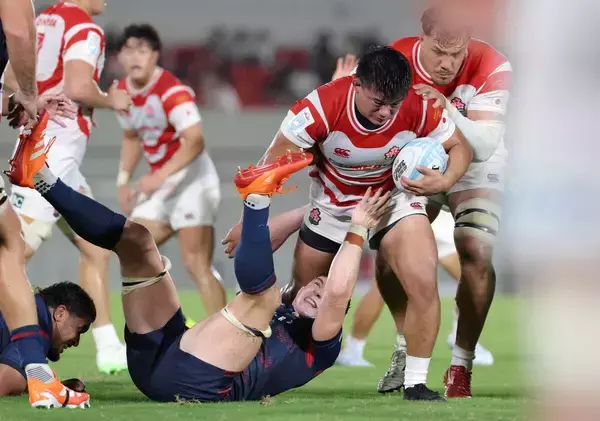 【ラグビー】大学生プロップ大塚壮二郎が圧倒的存在感　２２歳がスクラム制圧、トライで貢献「目の前のことを集中して」