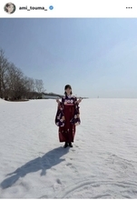 當真あみ、雪の中に袴姿で登場！出演ドラマ最終回で反響続々「動物との共存を考えるよいきっかけに」「袴姿かわいい」