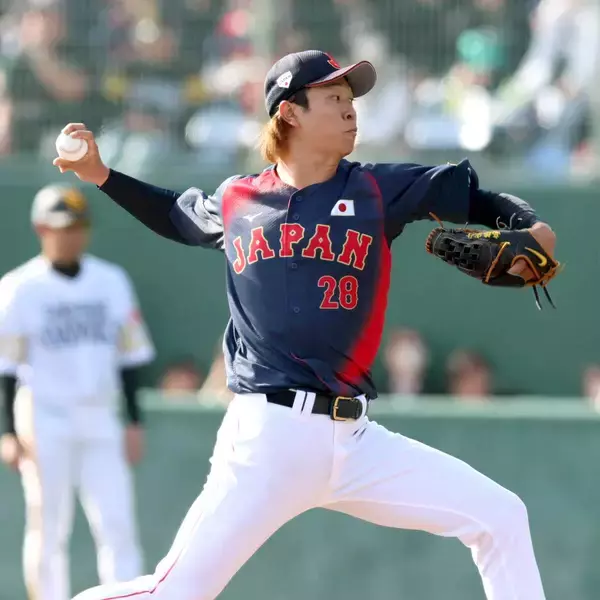 侍ジャパンの高橋宏斗、最速１５５キロで２回ピシャリ　ピッチクロック違反１度も球威、変化球とも上々