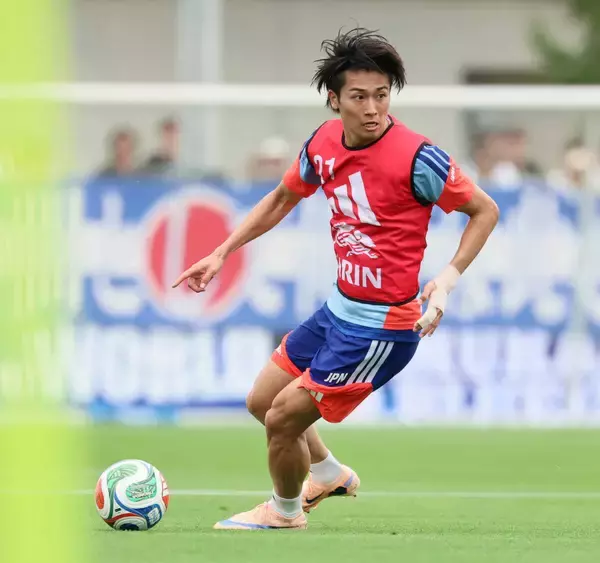【Ｗ杯】中村敬斗　三笘薫、南野拓実不在にも「やるべきことは変わらない」初のＷ杯も平常心強調