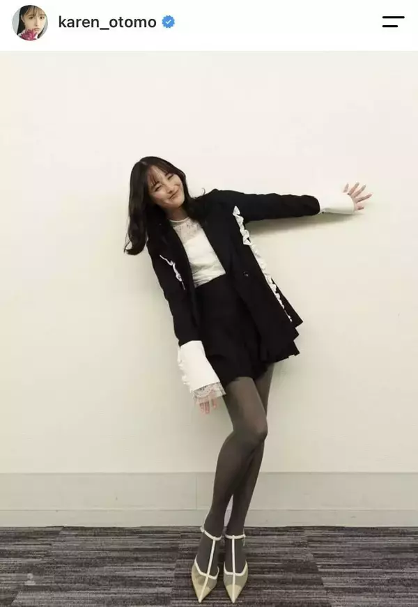 「久しぶりにミニだったのよ」大友花恋、ミニ丈美脚披露「スーパーモデル」「珍しい」「素敵です」と反響