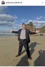 元横綱・白鵬翔氏、６年ぶりに島根を訪問「皆様にご挨拶し、素敵な時間を過ごさせていただきました」