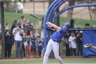 大谷翔平が今季”初安打”２度目ライブＢＰで強烈な当たり放って自己最速安打に