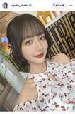 「「とにかく最高」岡田紗佳、美肩あらわ！キュートなワンピース姿にきゅん「めちゃカワユス」「超絶美しく癒されます」」の画像1