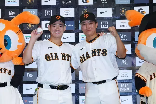 【巨人】仲良しヒーローインタビュー！笹原操希「いつも優しく、お世話になっている先輩」　井上温大「もっともっと自分の時にたくさん打って」