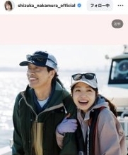 ３７歳元グラドル、共演した６４歳俳優とのオフショットにほっこり「仲の良いパパと娘」「ミラクル可愛い」中村静香が公開