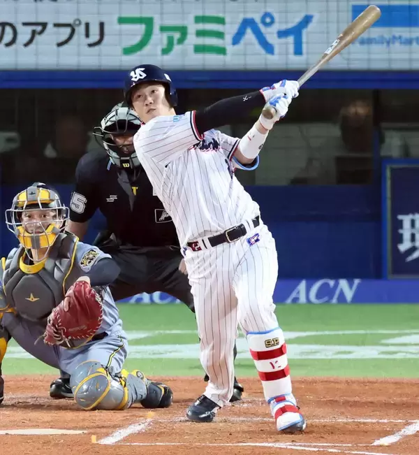 【ヤクルト】前回１６Ｋの才木から２回に一挙６点！　古賀優大がラッキー先制打　復活の内山壮真が２点適時打　