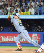 【阪神】嶋村麟士朗が代打でプロ初アーチ！　通算７打席目で広沢優の直球を逆方向へ