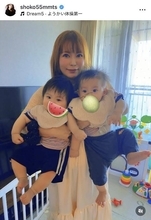「イケメン確定」中川翔子、“ダブル抱っこ”で双子の成長を報告！「美形遺伝子すごすぎる」「たくましい母！」