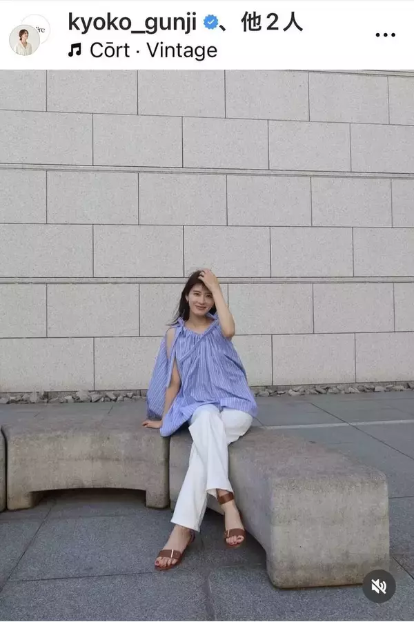日テレのおしゃれ番長・郡司恭子アナ、きれいめカジュアルコーデが「さすが」「爽やかスタイル」…昨年１２月に第１子出産