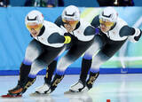 「【五輪】スピードスケート男子団体追い抜き　日本は８位で終える　７位決定戦でドイツに完敗」の画像1