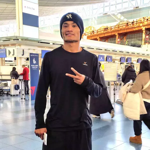 世界戦２日前にラスベガス入りの平岡アンディ、前日計量パス「素晴らしいファイトを約束する」日本人３４年ぶりのスーパーライト級世界王者へ