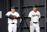 「【巨人】則本昂大が新背番号お披露目「隣でめちゃくちゃいい球を…」ブルペンでは尊敬するレジェンドと共演」の画像1
